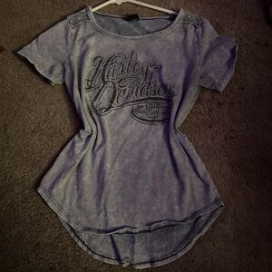 Harley-Davidson Women's gray Baby tee